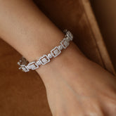 Cubic Zirconia Diamond Studded Bracelet